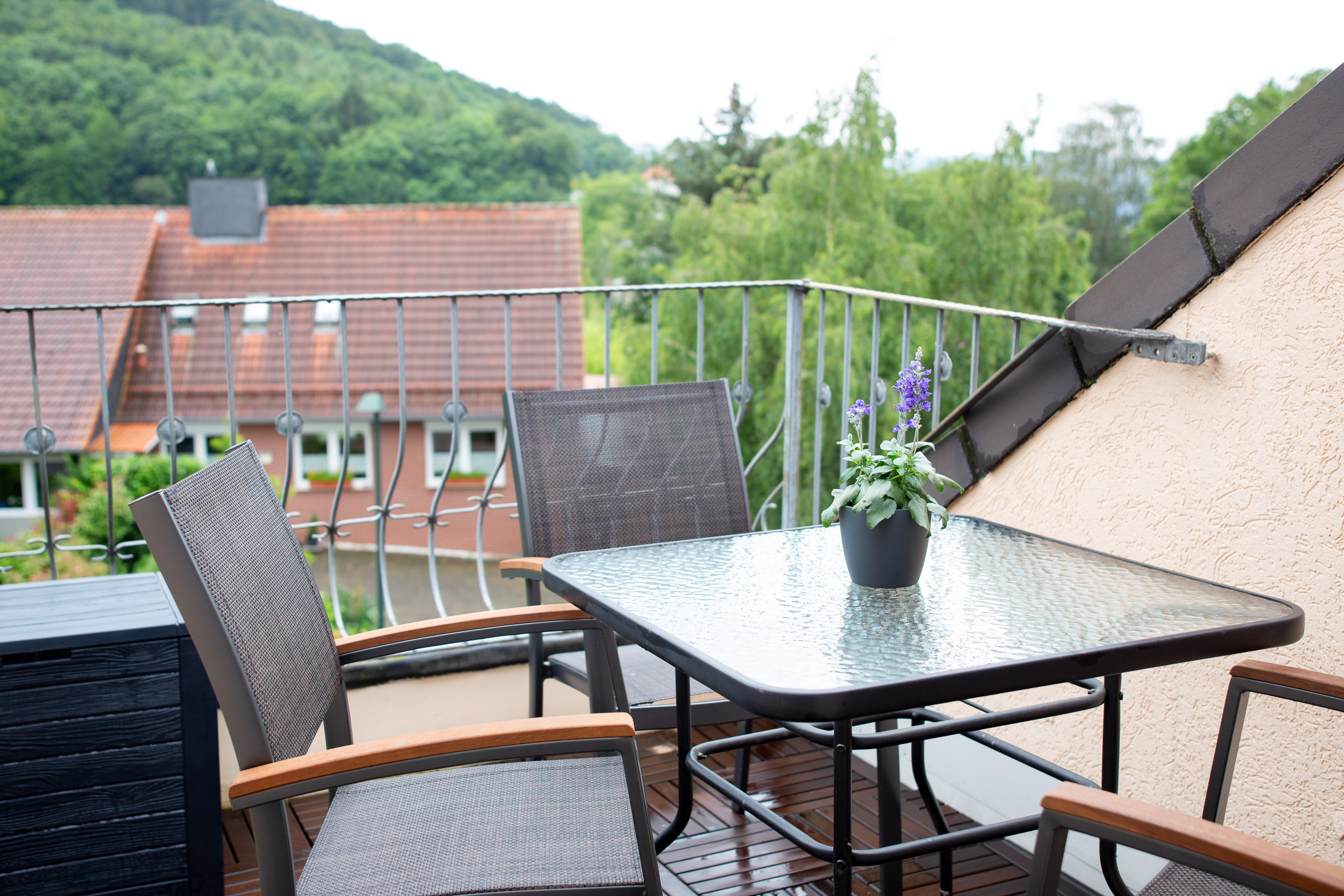 Balkon mit Ausblick